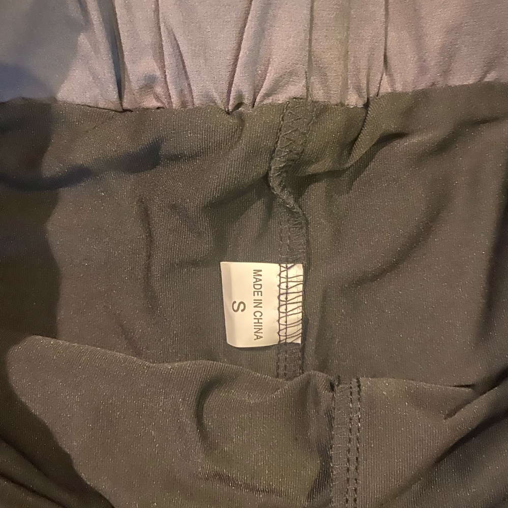 Apex gray and black athletic shorts. Size small.